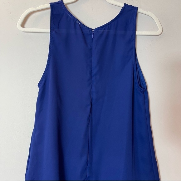 Tobi High Low Blue Tank Top Size XS NWOT - Picture 4 of 10